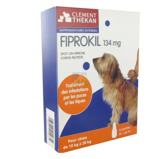 Clément Thékan Fiprokil Chien 10-20 kg - 4 x 1,34 ml