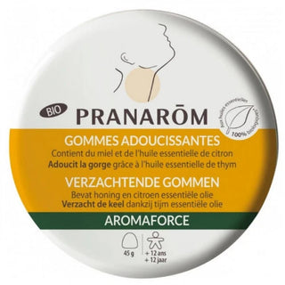 PRANARÔM AROMAFORCE Gommes Adoucissantes Miel - 45 Gommes