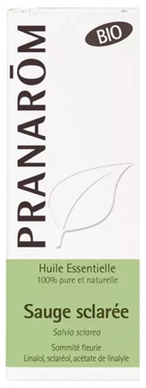 Pranarôm Huile Essentielle de Sauge Sclarée Bio Salvia Sclarea Sommité Fleurie 5 ml