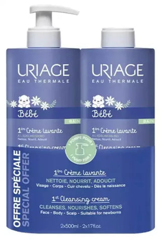 Uriage 1Ère Crème Lavante 2 x 500 ml