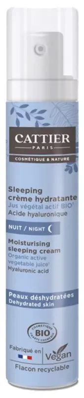 Cattier Sleeping Crème Hydratante - Peaux Déshydratées - 50 ml