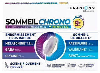 Granions Sommeil Chrono 30 Jours 30 Comprimés Bicouches