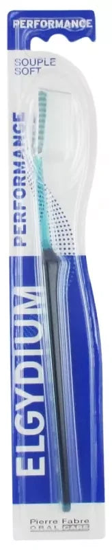 Elgydium Brosse à Dents Performance Souple - Couleur : Vert