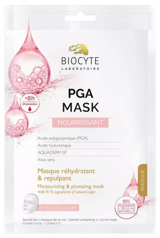 Biocyte PGA Mask Nourrissant Masque Bio-Cellulose Réhydratant & Repulpant 10 ml