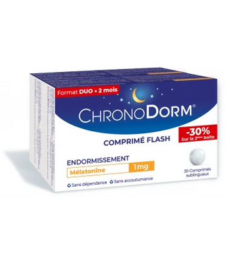 Gilbert Laboratoires Iprad ChronoDorm Mélatonine 1 mg Comprimés