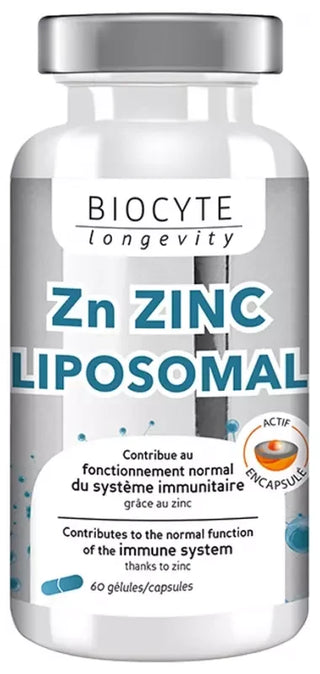 Biocyte Zn Zinc Liposomal - 60 gélules