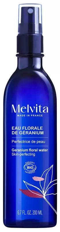 Melvita Eau Florale de Géranium Perfectrice de Peau Bio 200 ml