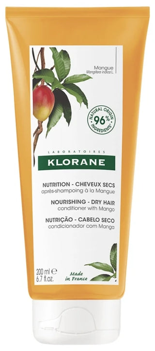 Klorane Après-Shampoing à la Mangue - Cheveux Secs - Nourrissant 200 ml