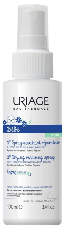 Uriage 1Er Spray Asséchant Réparateur