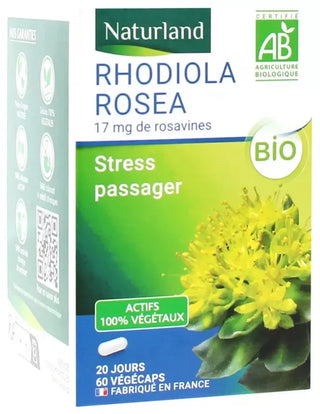 Naturland Rhodiola Rosea Bio 60 Gélules