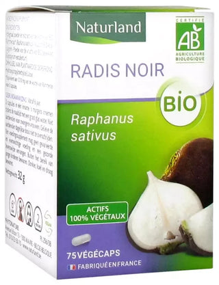 Naturland Radis Noir Bio 75 Végécaps