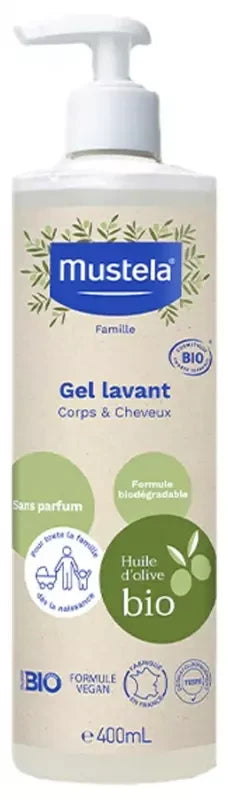 Mustela Gel Lavant Certifié Bio 400 ml