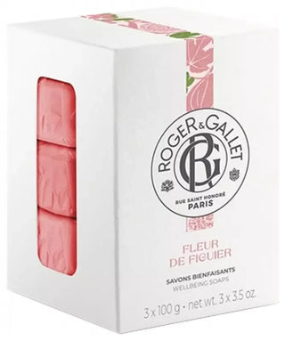 Roger & Gallet Fleur de Figuier Coffret 3 Savons Bienfaisants de 100 g