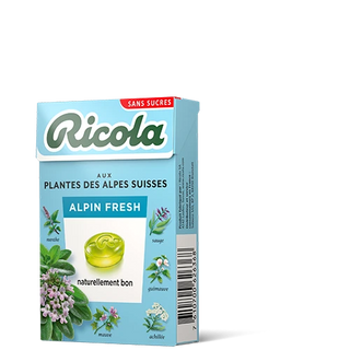 RICOLA ALPIN FRESH Bonbons Sans Sucres - Pocket 50g