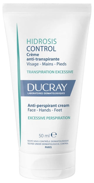 Ducray Crème Visage Mains et Pieds Crème Anti Transpirante Hidrosis Control 50 ml