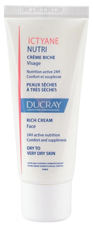 Ducray Ictyane Nutri - Crème Jour Riche Nutritive Visage 40 ml