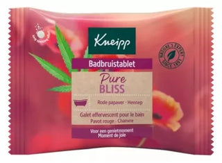 Kneipp Galet Pour le Bain - Coquelicot / Chanvre (Bulle de Plaisir) - 80 g