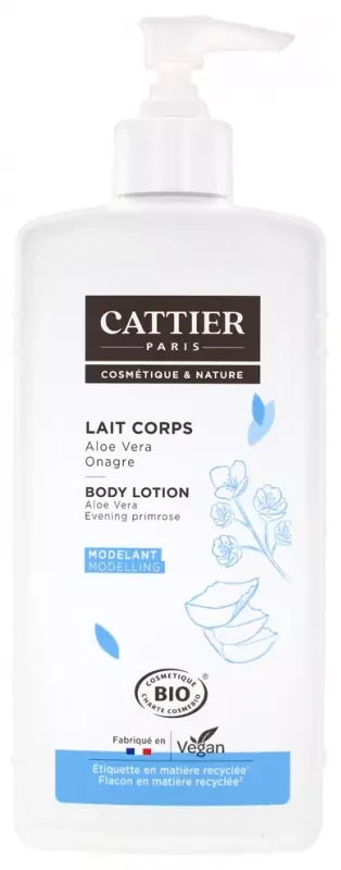 Cattier Lait Modelant - Aloe Vera Onagre - 500 ml