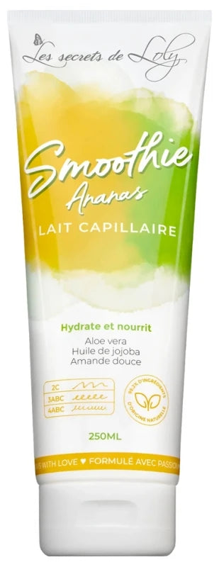 Les Secrets de Loly Smoothie Ananas Lait Capillaire 250 ml