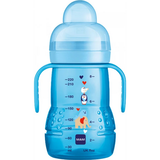 MAM Biberon de Transition Bleu 220 ml