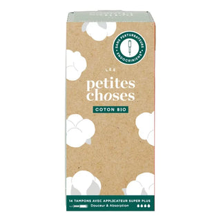 Les Petites Choses Tampons bio avec applicateur - Flux Super Plus x14