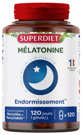 Superdiet Mélatonine - 120 Gélules