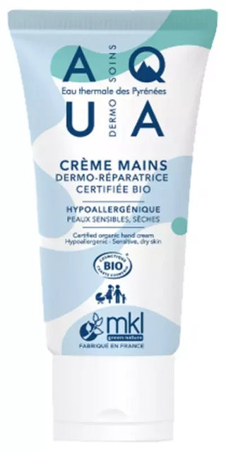 MKL Green Nature Aqua Crème Mains Réparatrice Peaux Sèches Bio 50 ml