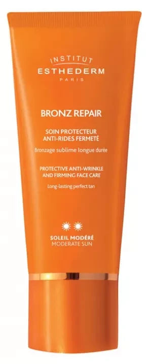 Institut Esthederm Bronz Repair Soin Protecteur Anti-Rides Fermeté Soleil Modéré 50 ml
