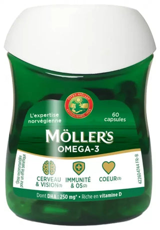 Möller's Mollers Oméga-3 Double 60 Gélules
