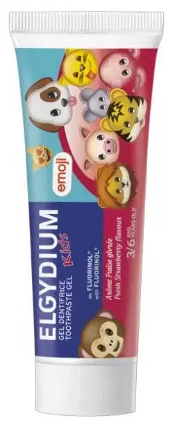 Elgydium Gel Dentifrice Kids 3/6 Ans 50 ml - Arôme : Fraise Givrée