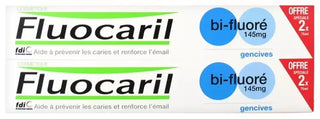 Fluocaril Dentifrice Menthe bi-Fluoré Lot de 2 X 75 ml
