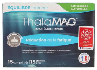 Laboratoires IPRAD Thalamag Magnésium Marin Équilibre Intérieur Réduction de la Fatigue 15 Comprimés