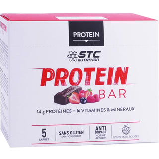 STC PROTEIN 5 BARRES X 46G GOUT FRUITS ROUGES