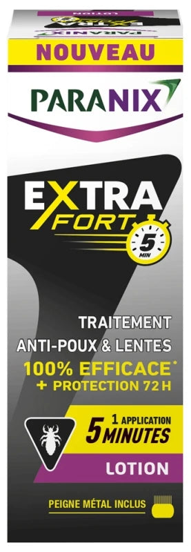 Paranix Extra Fort 5 Min Lotion + Peigne 100 ml