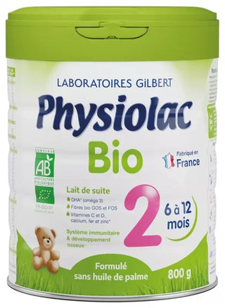 Physiolac Bio 2 800 g Certbio