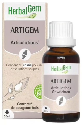 Herbalgem Artigem Bio Pour le Maintien de la Souplesse Des Articulations Complexe de Gemmothérapie Concentrée 30 ml