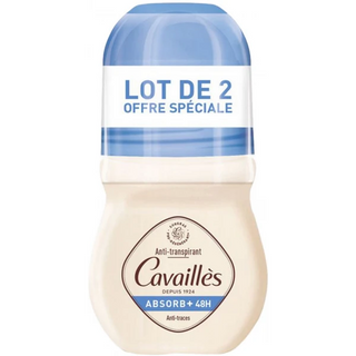 Cavaillès Déodorant 48h Absorb + Roll-on x2