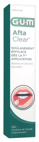 Gum Gel Aftaclear 10 ml - Goût Pomme Poire