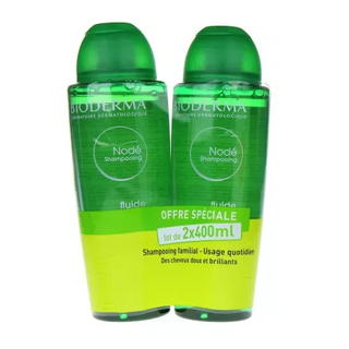 BIODERMA Nodé Fluide Shampooing Lot de 2 x 400 mL Offre Spéciale