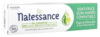 Natessance Dentifrice Soin Homéo Compatible
