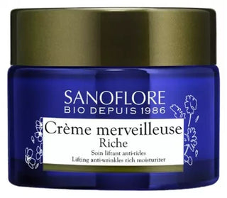 Sanoflore Crème Merveilleuse Riche Liftant Anti-Rides Fermeté 50 ml