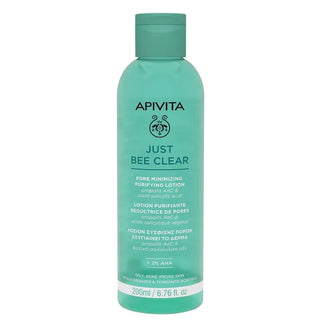 Apivita Just Bee Clear Lotion Purifiante Réductrice de Pores 200ml