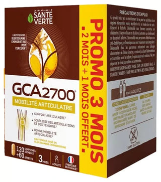 Santé Verte GCA2700 180 Comprimés Lot 2 Mois + 1 Mois Offert