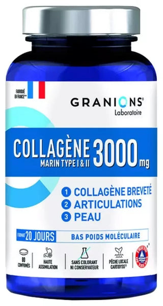 Granions Collagène Type I et II 80 Comprimés