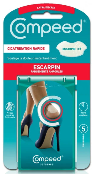 Compeed Ampoule au Talon Escarpin 5 Pansements