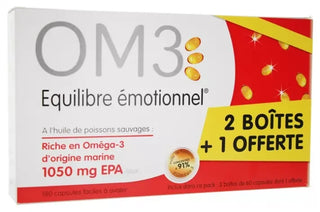 Om3 Équilibre Émotionnel Pack - 3 x 60 Capsules