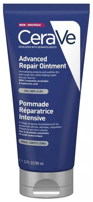 CeraVe Pommade Réparatrice Intensive Visage et Corps Peaux Très Sèches Abîmées 88 ml