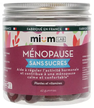 Mium Lab Ménopause Sans Sucres Plantes et Vitamines 42 Gummies