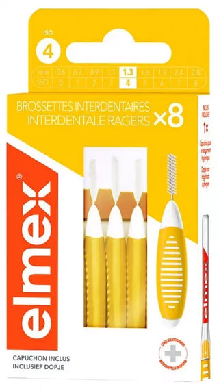 Elmex Brossettes Interdentaires Pack de 8 Brossettes - Taille : 1,3 mm
