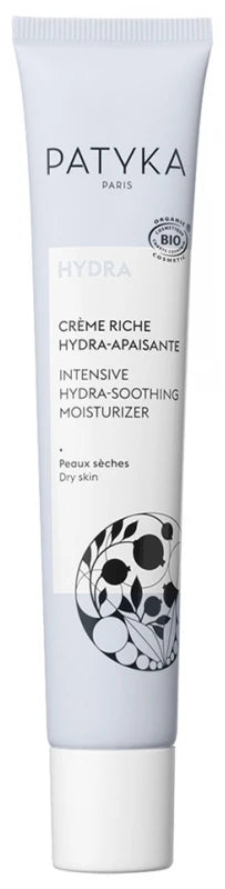 Patyka Hydra Crème Riche Hydra-Apaisante Bio 40 ml